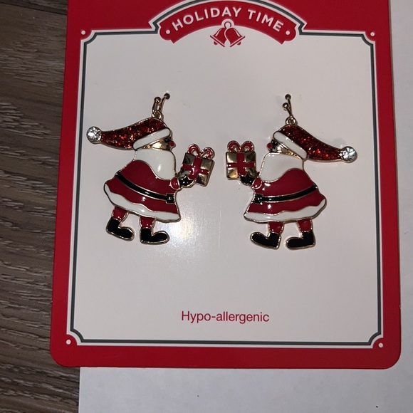Santa earrings - Picture 2 of 3